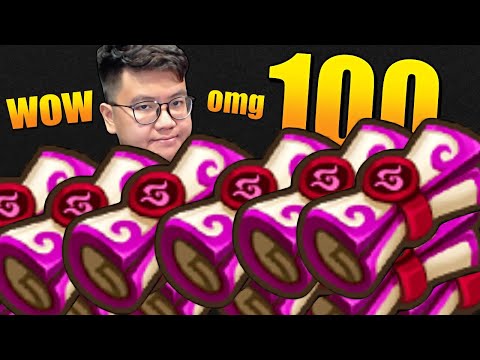 Casual 100 LD scrolls summon session