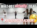 what do I REALLY do at Master Ballet Academy? 🤔