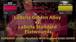 Video thumbnail for La Bella Flatwounds // 760FS vs. Golden Alloy // Fingerstyle - Mute - Pick // SUPERFLY bass cover by FroFunk - Frowin superfro Ickler