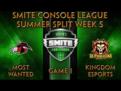 SCL Summer Split Week 5 - Most Wanted vs. Kingdom Esports (Game 1)