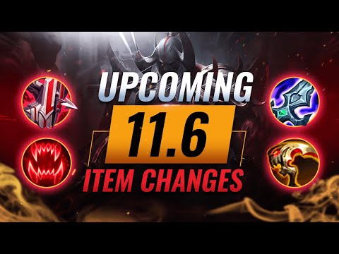 MASSIVE NERF: New upcoming 11.6 ITEM & RUNE Changes - League of Legends Season 11