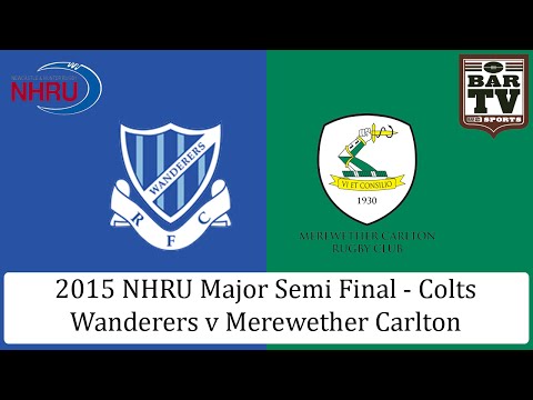 2015 NHRU Major Semi Final Colts - Wanderers v Merewether Carlton