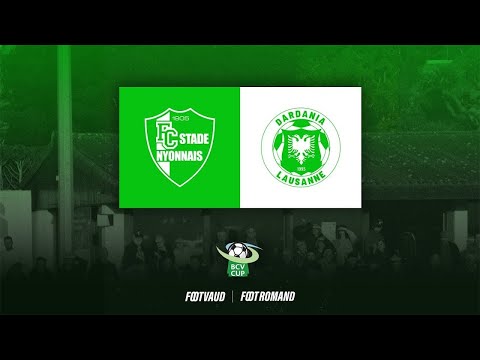 Rediffusion: FC Stade Nyonnais II - Dardania Lausanne / BCV Cup Finale masculine