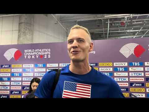 Sam Kendricks Reacts to Mondo Duplantis' 6.30m Pole Vault World Record at Tokyo World Championships