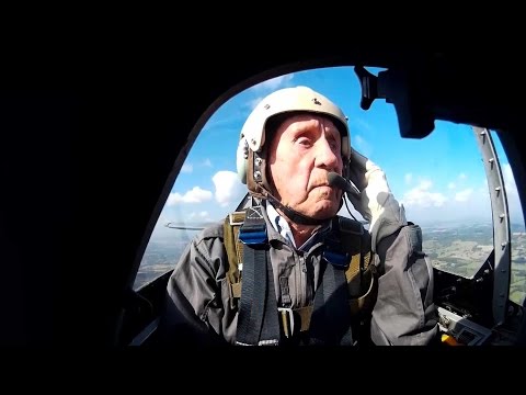 94-Year-Old Former Spitfire Pilot Takes To The Skies Again