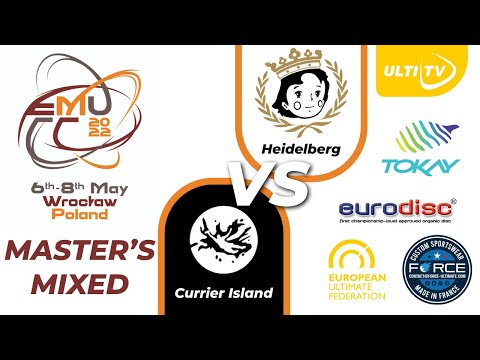 Heidees (GER) vs. Ameba (CZE/GER) - 2022 EMUCC Master's Mixed Division - Pool Play