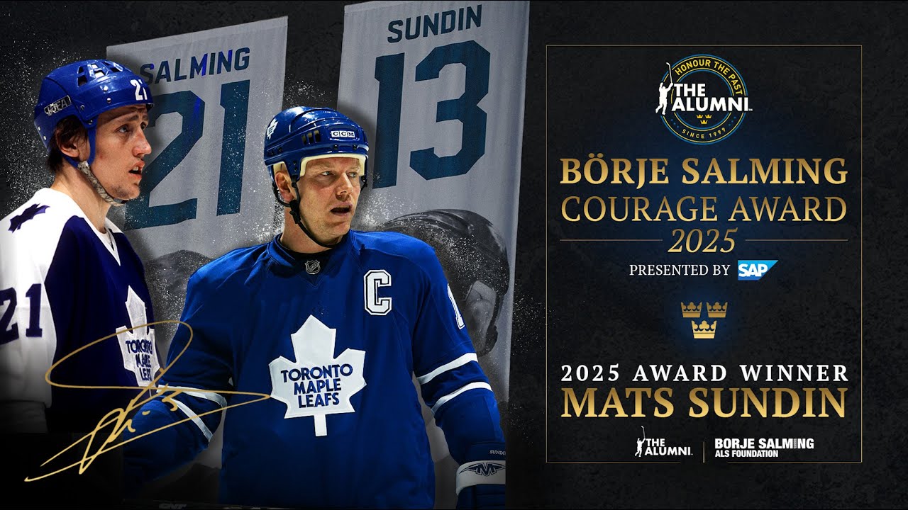 2025 Börje Salming Courage Award Gala Honoring Mats Sundin 🇸🇪 LIVE