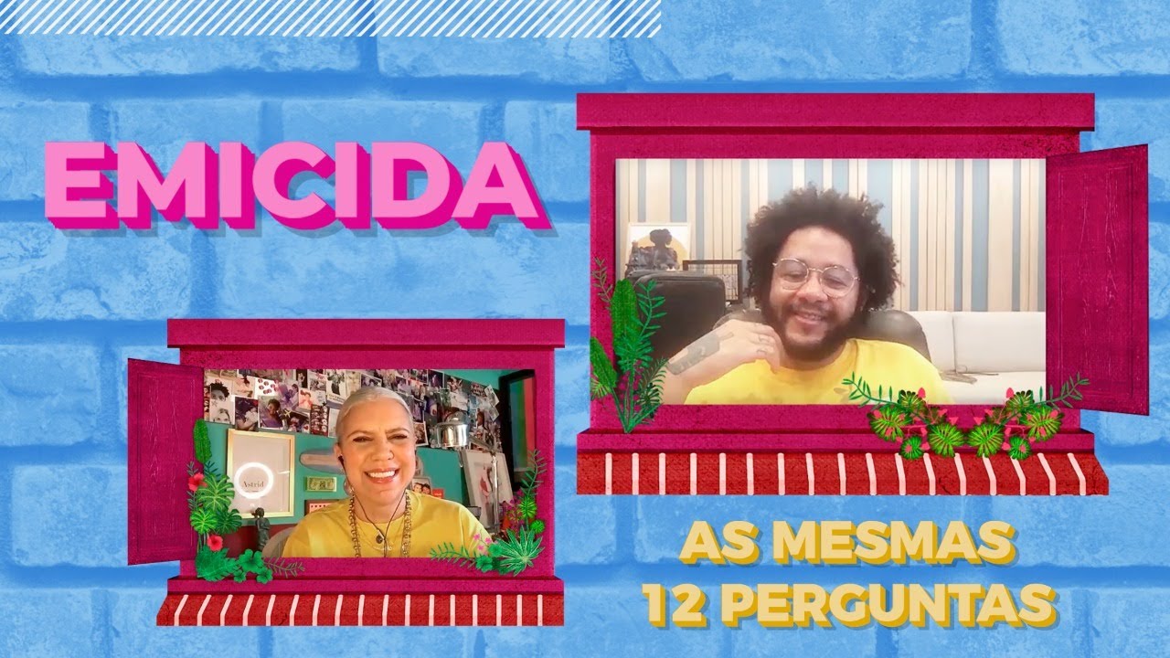 É TUDO PRA ONTEM: As lições de EMICIDA sobre a pandemia e o ano de 2020 | AS MESMAS 12 PERGUNTAS