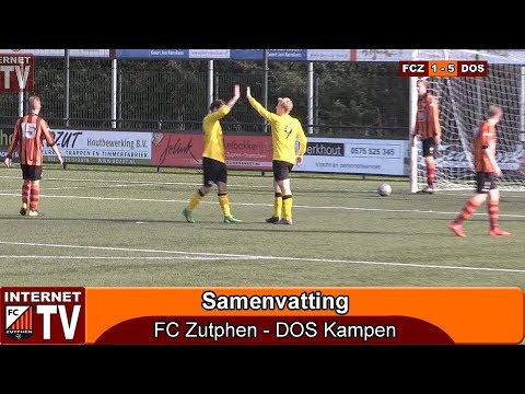 Samenvatting FC Zutphen - DOS Kampen (1-5)