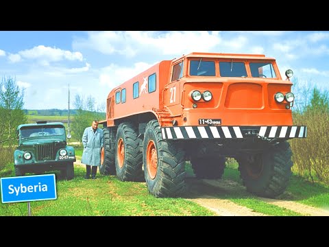 10 RADZIECKICH pojazdów Syberii