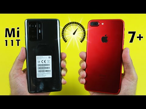 Xiaomi Mi 11T vs iPhone 7 Plus Speed Test!