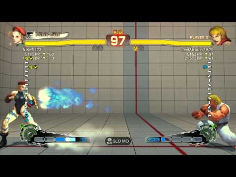 SSF4 AE 2012: NiKe5123 (Cammy) vs LeviStrauss1829 (Ken) - Xbox Live Ranked Match