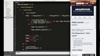 Wordpress Development Tutorials - pt 10: HTML CSS to Theme - twitter bootstrap comment section