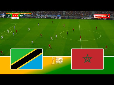 TANZANIA vs MOROCCO - African Nations Championship | Full Match | Pes 21 Gameplay