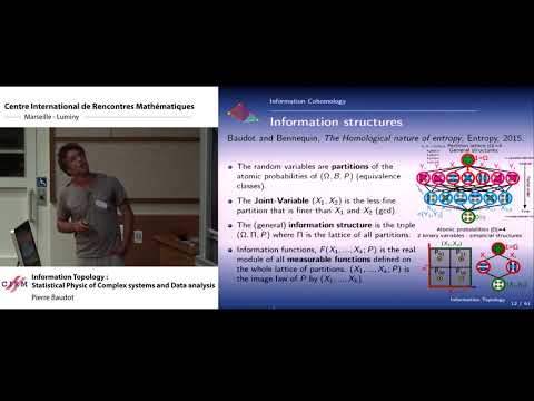 Pierre Baudot : Information Topology: Statistical Physic of Complex Systems and Data Analysis