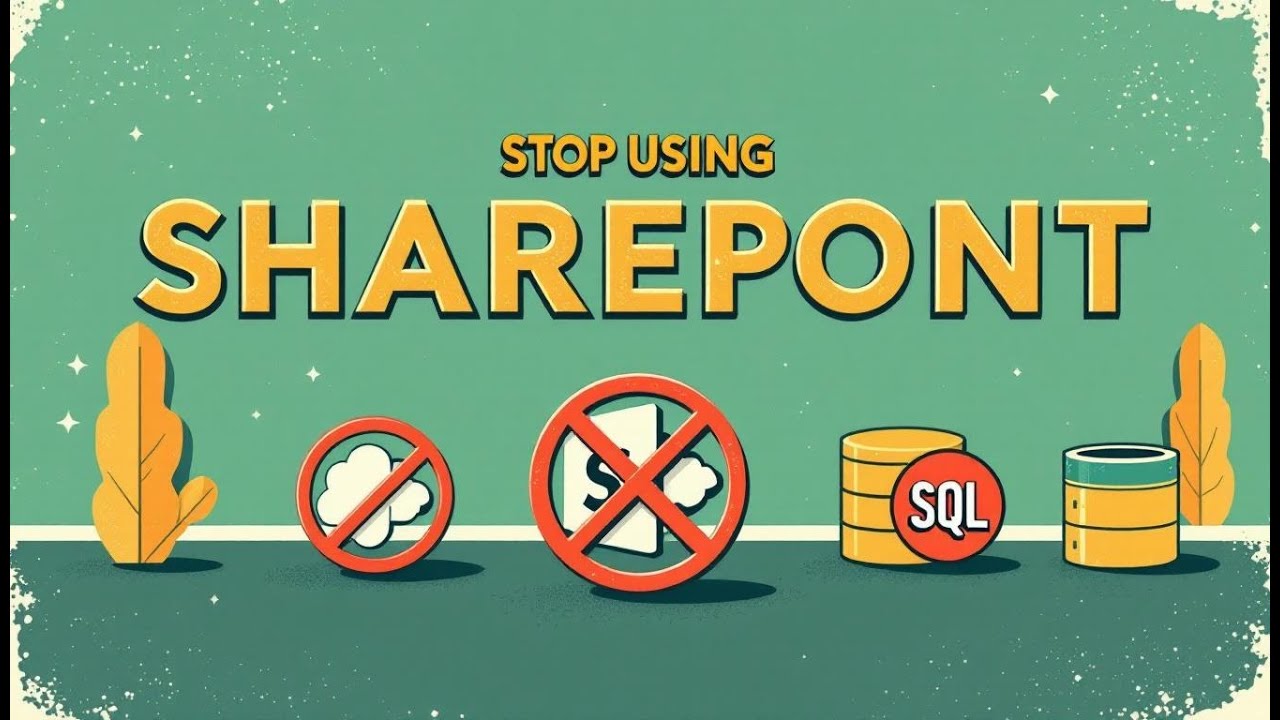 SharePoint Is NOT a Database: The Power Apps Lie