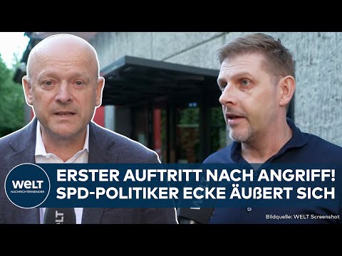 DEUTSCHLAND: Nach brutalem Angriff! SPD-Politiker Matthias Ecke äußert sich nach Wahlkampf-Auftritt