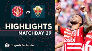 Videoresumen del Girona - Elche