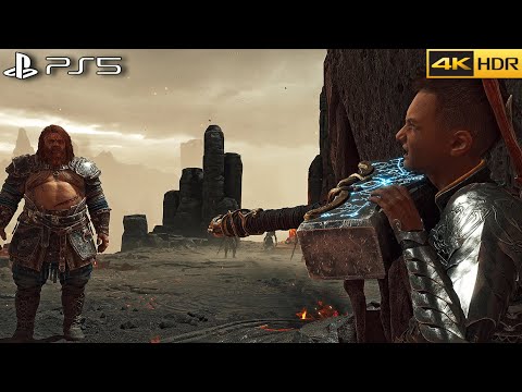 Thor almost kills Atreus for killing his Sons Scene - God Of War Ragnarok [4K 60FPS HDR]