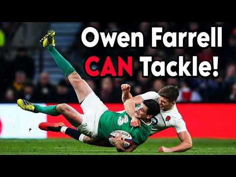 Owen Farrell CAN Tackle! | Owen Farrell's Quality Defence Moments in Rugby