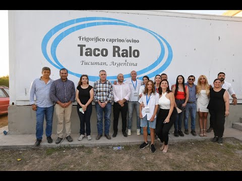 Osvaldo Jaldo | Quedó inaugurado el frigorífico caprino y ovino en Taco Ralo