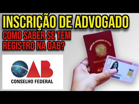 Vídeo: Consulta OAB Nacional: dúvidas sobre inscrição e status