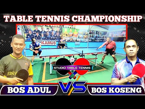 BOS Adul Satelite Vs BOS Koseng Kamus Turnamen Tenis Meja Segi Tiga PTM Kamus PTM Satelite PTM CRA