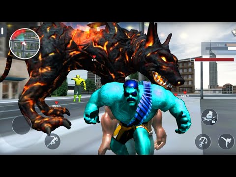 Spider & Monster Rope Hero City Battle | Incredible Superheroes Vs 3 Head Bulk Monster - GamePlay