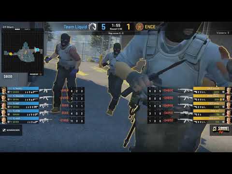 Liquid vs ENCE, Map 1 Nuke   cs summit 4  Group Stage