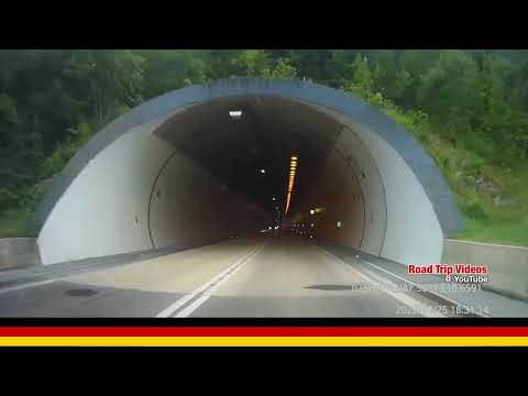 Fahrt von Füssen (Deutschland) nach Innsbruck (Österreich) / über B197 und Autobahn A12 / Juli 2022