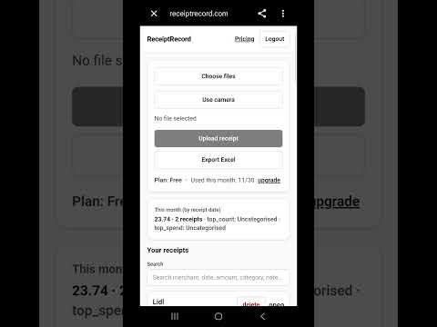 ReceiptRecord