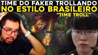 T1 APRENDEU COM O BRASIL A TROLLAR ASSIM, EFEITO BORBOLETA DO YETZ - RENECRODILO LEAGUE OF LEGENDS