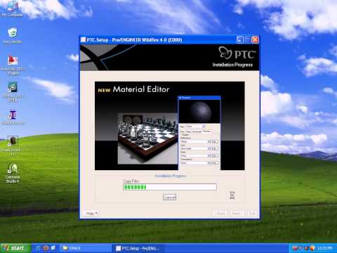 How to install proE 4.0