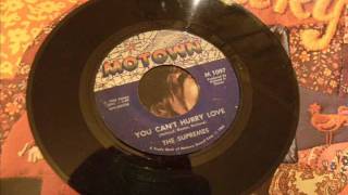 (((MONO))) The Supremes - You Can't Hurry Love & Put Yourself In My Place 45 rpm 1966