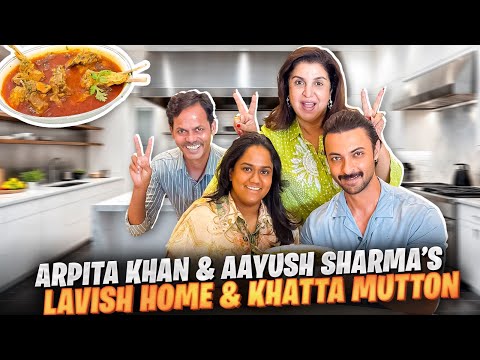 Aayush Sharma Aur Arpita Khan Ka Lavish Ghar Aur Himachali Mutton Recipe! @FarahKhanK