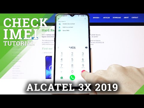 How to Locate IMEI & Serial Number in ALCATEL 3X (2019) – IMEI & SN Status
