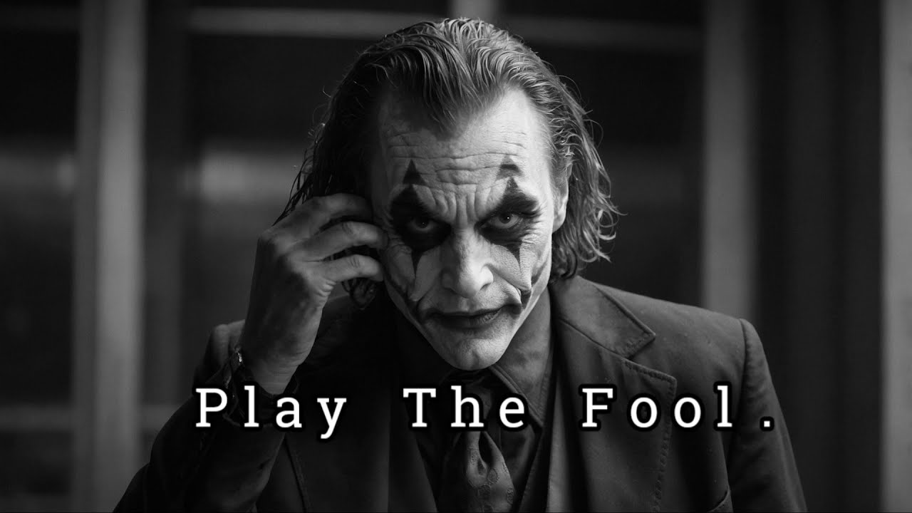 Being the Fool is Just the Mask, The Real Game is Underneath