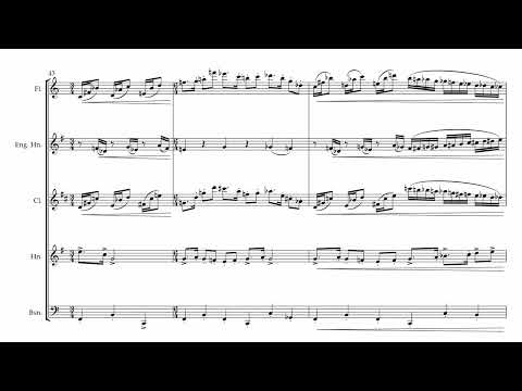 The Insophisticate (Wind Quintet) - Movement 1, Adagio & Nonsense (Sibelius & Noteperformer 3.0)
