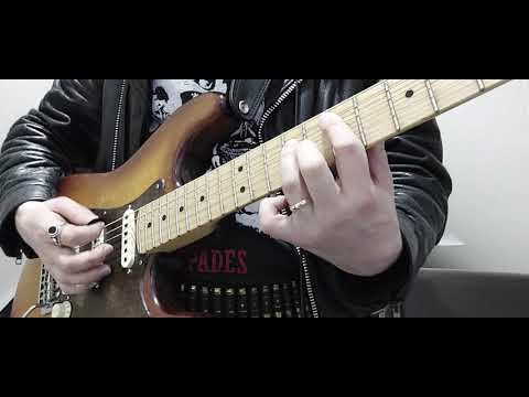 Motörhead - The Hammer Fast Eddie Clarke Main Riff (Guitar Tutorial)