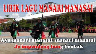 Download lagu LIRIK LAGU MANARI MANASAI | TARI KREASI DAYAK KALIMANTAN TENGAH | mp3