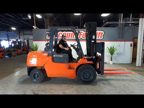 TOYOTA 7-Series 7FGAU50 11,000lb LP (Propane) #1418 - Forklift For Sale