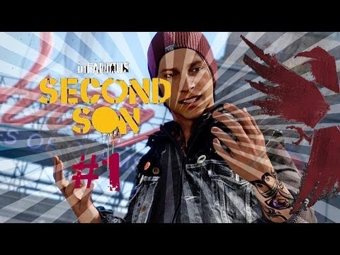inFAMOUS SECOND SON Lets Play "Evil Villain Path" Gameplay Part 1 [Intro]