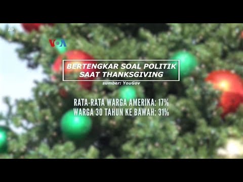 VOA MENGESAMPINGKAN PERBEDAAN POLITIK SAAT HARI ''THANKSGIVING''