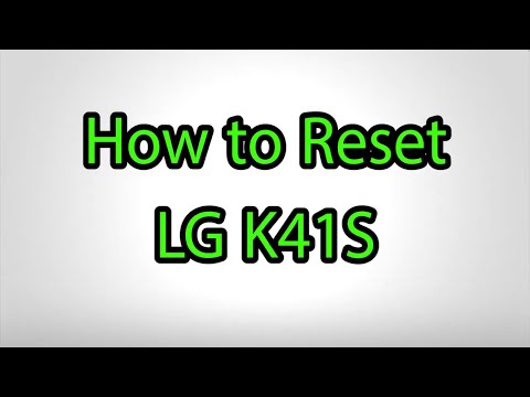 How to Hard Reset LG K41S - Pattern Unlock