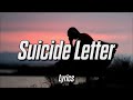 Sky Woods Suicide Letter Lyrics