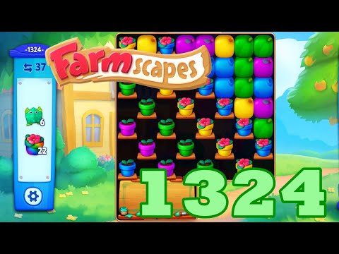 Farmscapes Level 1324 HD Gameplay Walkthrough | 3 - match game | android | ios | pc | GameGo Game