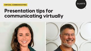 Presentation tips for communicating virtually