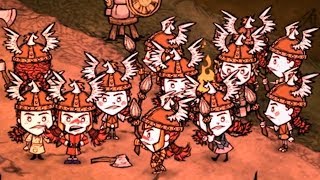 Don't Starve Together, but there's too many Players competing for food