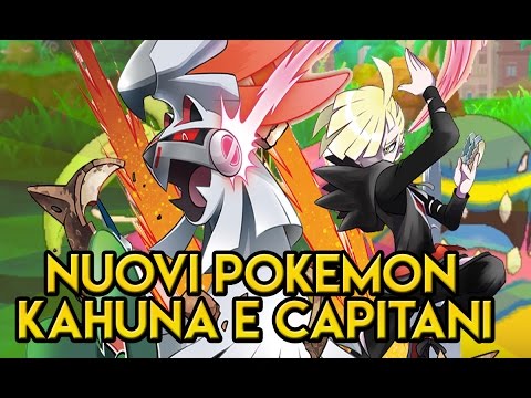 Nuove Evoluzioni Pokemon, Kahuna E Capitani In Pokemon Sole E Luna!!