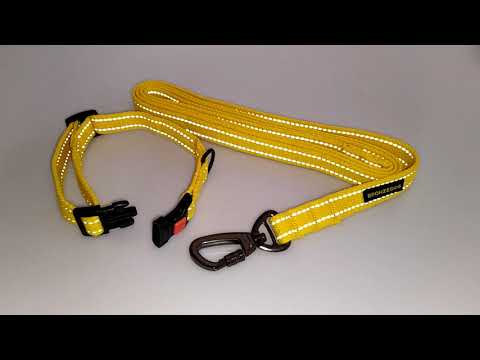 Нашийник для собак Barksi Сotton рефлекторний брезент Рожевий